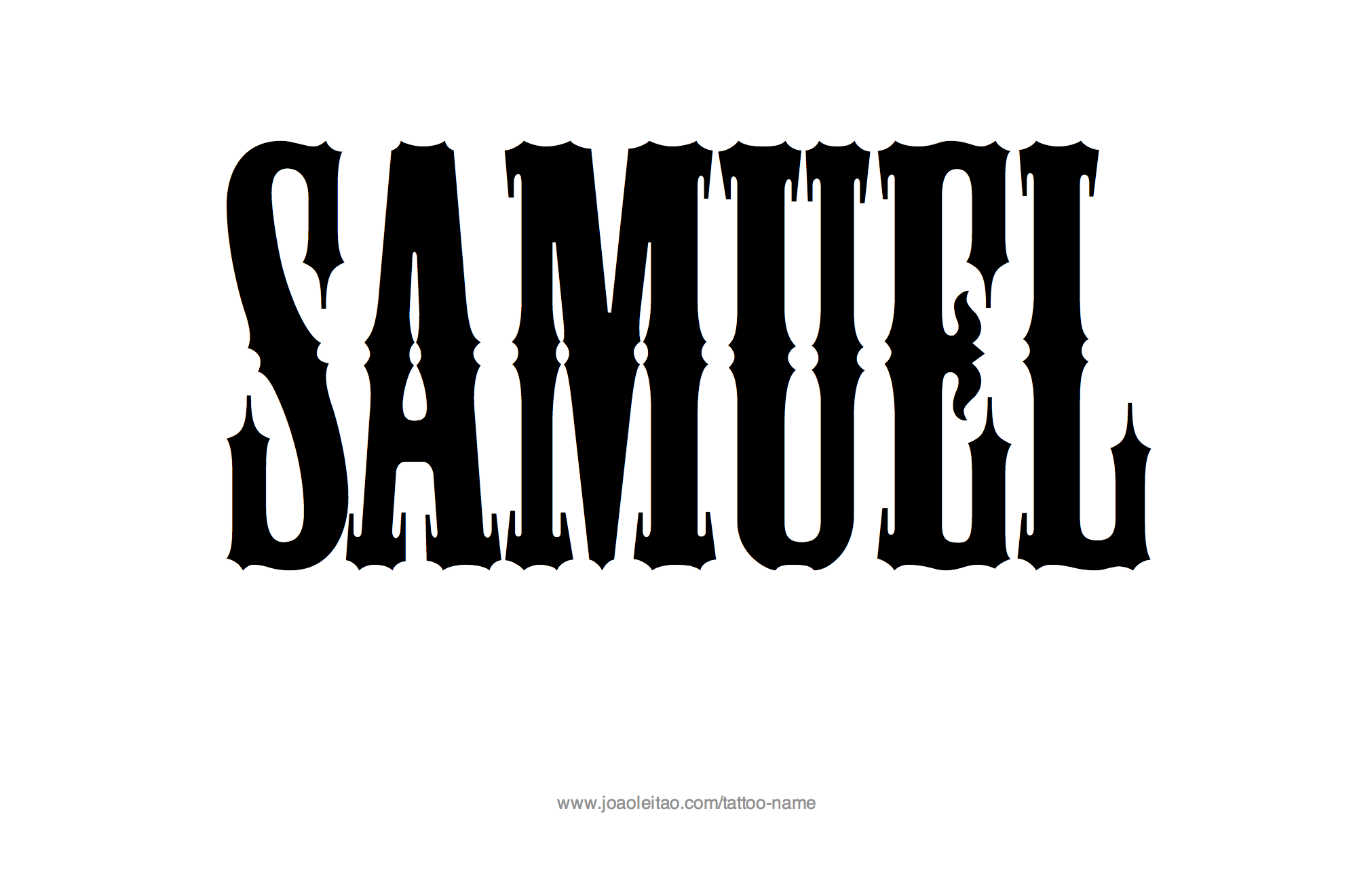 Samuel Name Tattoo Designs